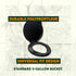5 SE Portable Black Plastic Toilet Seat Lids, Fits a Gallon Bucket, Great for Camping, Outdoor Activities,