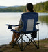Folding Camping Chair Mesh Back Portable Breathable Outdoor Chairs with Carry Bag & Cup Holder for Camping, Beach
