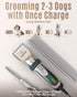 oneisall Dog Clippers Low Noise, 2-Speed Quiet Rechargeable Cordless Pet Hair Clipper for Small and Large Dogs Cats