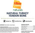 Ultra Chewy Turkey Tendon Knotted Bones for Dogs, All-Natural, Long-Lasting Chew Treat, 3.5 Inch, 6 Pack