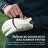 2 Pack, Amy Sport Golf Gloves Men Cabretta Leather with Ball Marker Value Non Slip All Weather Grip for Left Hand Right