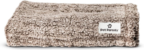 Pet Parents Premium Pet Blanket - Water Resistant Dog & Cat Blanket, Perfect for Crates, Chocolate, 24x32