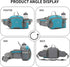 Peicees Large Hiking Fanny Pack Waist Bag for Men Women Water Resistant with Bottle Holder (Bottle Not Included)