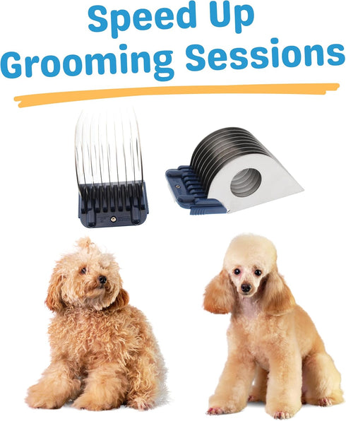 50MM or 2" Animal Clipper Guard Attachment - Not Compatible with 5-in-1 Blade, Snap-On/Off Guard Combs for Grooming.