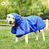 Dog Raincoat for Large Dogs, Adjustable Belly Strap Rain Jacket with Leash Hole - Waterproof Lightweight Breathable