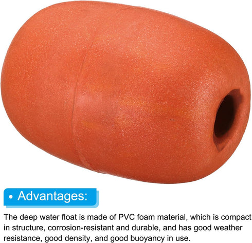 PATIKIL Rope Float Buoy, Deep Water Floats, Great for Trail Markers, Dock Floats, Kayak Boats