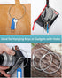 Pawfly Large Stainless Steel Wire Keychain Cable, 5 Inch/10 Inch, Available in 20/50/100 Pack