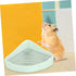 YARNOW Ceramic Rabbit Potty - Corner Litter Box for Small Pets