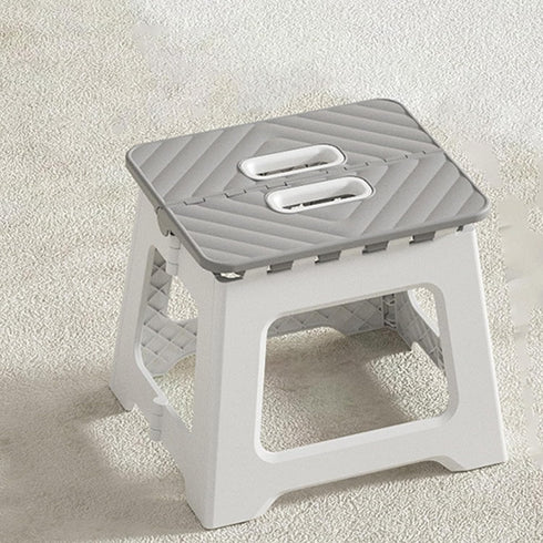 Plastic Mini Stool for Home Folding Portable Sitting Stool Thickened Small Short Stools for Living Room Bathroom Shoe