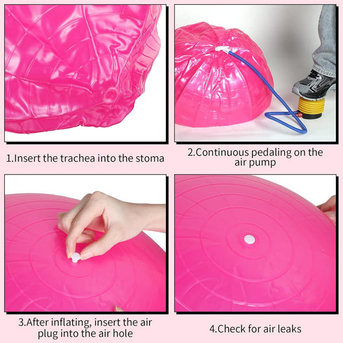 Jerify 3 Pcs Inflatable Yoga Ball for Pregnancy and Pilates with Pump and Plug for Fitness Stability Balance