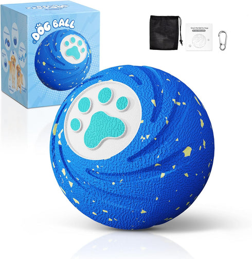 Lovkid Smart Interactive Dog Toys Vibrating & Rolling Chew-Resistant E-TPU Dog Ball for