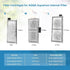 AQQA 8 Pack Aquarium Filter Cartridge Replacement for Small Internal Filter