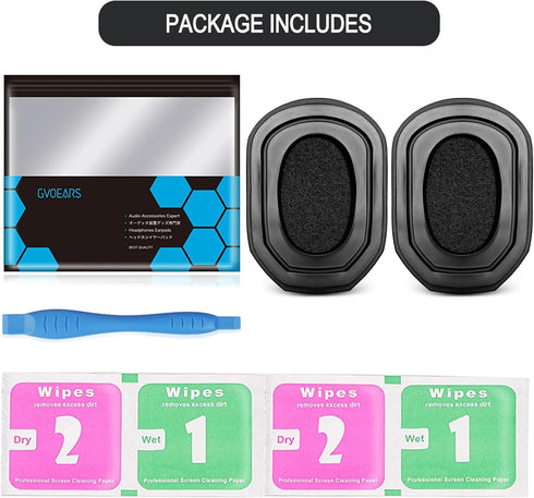 GEVO Gel Ear Pads for Walker's Razor Earmuffs, Comfortable and Soft Replacement Gel Ear Cups with Silicone Material