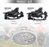 TOBWOLF 1 Pair MTB Disc Brake Set, Mechanical/Hydraulic Disc Brake Kit with 160mm Rotor for Bicycle