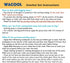 WACOOL Snorkeling Snorkel Diving Scuba Package Set Gear for Kids Youth Junior with Anti-Fog Coated Glass