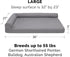 Furhaven Orthopedic Dog Bed for Large/Medium Dogs with Removable Bolsters & Washable Cover, Up to 55 lbs - Titanium,