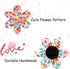 Elegant little tail Valentine's Day Dog Collar with Flower, Adjustable Heart Dog Collar for X-Small Dogs