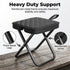 Backpack Foldable Stool Portable Folding Chair for Adults, Collapsible Camping Stool with Carry Strap & Storage Pouch