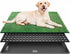 Dog Grass Pad with Tray 35"x23" Large Dog Litter Box, Artificial Grass