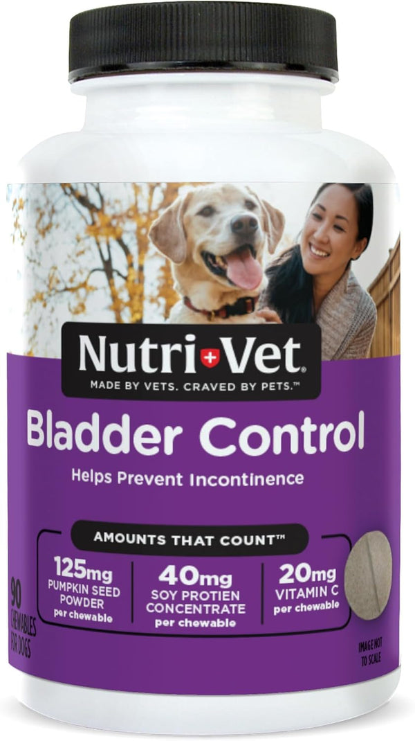 Nutri-Vet Bladder Control Supplement, Cranberry Supplement, Dog Products, Immune Support, Helps Dog