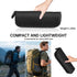 13 Inch Portable Folding Stool Camping Stool for Adults with Side Pocket, Ultralight Small Foldable Pocket Chair