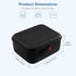 ProCase Large Hard Case for Multiple Ski Goggles, Travel Carrying Snow Goggles Bag Cover with Extra Lens Storage -Black