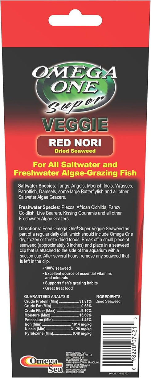 Omega One Super Veggie Red Seaweed, 1 Box