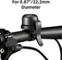 0.87''/22.2, 1''/25.4, 1.25''/31.8mm ROCKBROS Bike Bell for Apple AirTag Hidden Bike Mount Bike AirTag Holder GPS