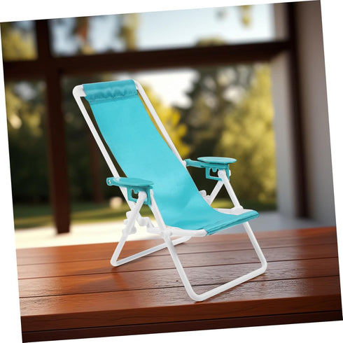 Inflatable Mini Beach Lounger Chair - Portable Outdoor Chair for Adults