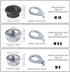 SAVITA 12pcs Bike Wheel Axle Nut and Bicycle Hub Safety Washer Kit, Carbon Steel M8/M9.5/M10 Bicycle Hub Flanged Axle Nuts Bicycle Parts Accessories for Front and Rear Mountain Bike Wheel Axle by SAVITA