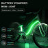 Bike Lights LED Bicycle Frame Light for Night Riding,Waterproof Strip Light Battery Powered with RGB Color, Bright