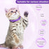 Weewooday 5 Set Calming Collar for Cats, Adjustable Waterproof Collars to Reduce Anxiety with 5 Pet ID Pendants (Purple)