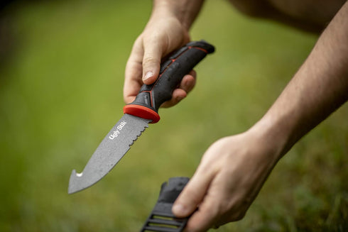 Ugly Stik Tools Gut Hook Bait Fishing Knife, Black