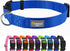Blue Dog Collar Basic Adjustable, Breathable Quick Release Nylon Pet Collar for Puppy Small Medium Large Dogs