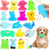 Liliful 18 Pcs Latex Squeaky Dog Toys - 3.5 Inch Soft Rubber Chew Toys for Small Dogs and Puppies