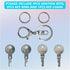 Golf Cart Replacement Ignition Keys 4PCS for EZGO Gas and Electric 1982-Up