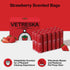 36 540 VETRESKA Strawberry Scented Dog Poop Bags, Leak Proof, Extra Thick and Large Pet Waste Bags for Dogs Walking