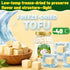6oz (170g) 1cm Freeze Dried Tofu Cubes, Bite Size, Instant Food Dehydrated Tofu, Family Size Resealable Can, Low Sugar