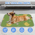 imiBBWQu Summer 27" 22" Cooling Pad Chicken Green Yellow Eggs Cooling Mat for Bed Washable Cat Self-Cooling Pad Dog Bed