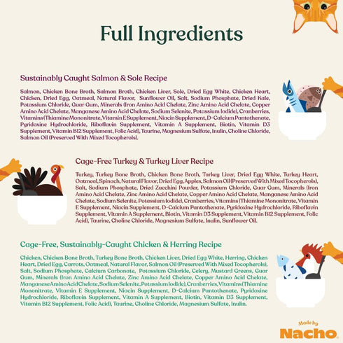 Made by Nacho Premium Minced Wet Canned Cat Food with Hydrating Bone Broth, 5.5 oz (12 Packs, Variety Pack)