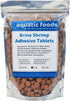 Aquatic Foods Inc. 3/8" 1/2" Community WL1-lb x Brine Shrimp Glass Sticking Wafers for All Fish, Tetras, Guppies, Angel