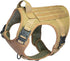 Tactical Dog Harness - No Pull Adjustable Easy to Control Pet Harness with Handle, Reflective Patch for Training, Heavy