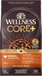 Wellness CORE+ Dry Dog Food with Wholesome Grains, Made in USA with Real Freeze-Dried Meat (Turkey, 4 lbs)