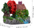 FRCOLOR Decor House Simulation Water Wheel for Fish Tank Miniature Water Wheel Aquarium Water Wheel Aquarium Landscape Prop Fish Tank Ornament Resin Micro Scene Wind Mill Pneumatic