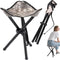 CebraBounze Travel Folding Camping Stool, 14.6 inches Lightweight Outdoor Tripod Chair and Maximum