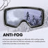 Replacement Lens compatible with Smith Snow Goggles Mirror I/O
