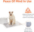 5-Layer 28"x34", 50 Count Amazon Basics Carbon Odor Control Dog and Puppy Pee Pads, Leak-Proof Super Absorbent