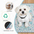 2 Pack (36"x36") Lahome Washable Reusable Pee Pads for Dogs - Blue Botanical Floral Puppy Pads, Super Absorbent