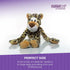 Multipet Swingin Safari Giraffe Dog Plush Toy - Squeaky, Extra Soft, Stuffed Animal for Cuddling & Playing