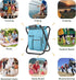 Backpack 300 LBS Kikerike Stool Cooler Chair Heavy Duty Max Load Portable Lightweight Folding Fishing Cooler
